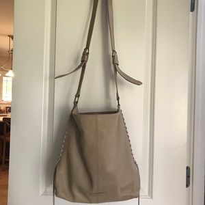 Lucky Brand tan purse, leather, used condition